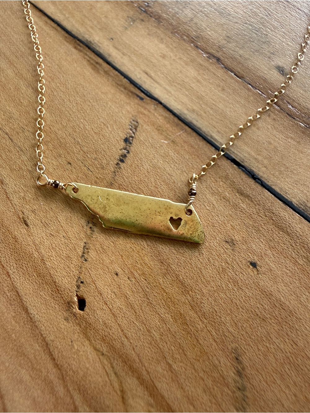 Sundance Gold Bar TN Pendant Necklace - Gold - Picture 3 of 4